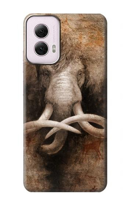 S3427 Mammoth Ancient Cave Art Case For Motorola Moto G Power 5G (2024)