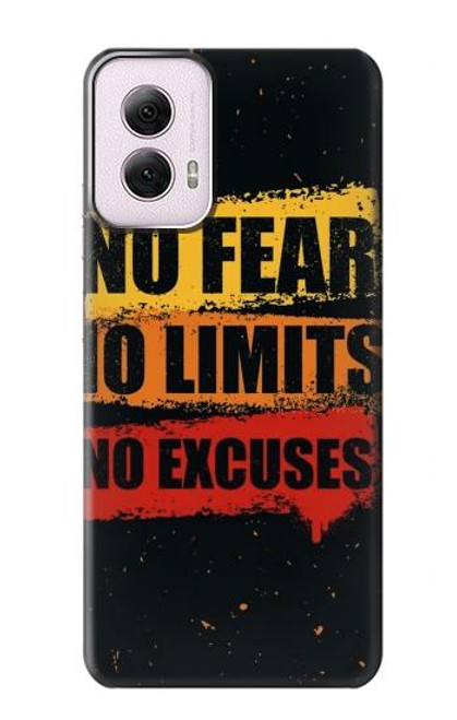 S3492 No Fear Limits Excuses Case For Motorola Moto G Power 5G (2024)