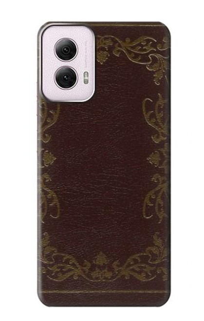 S3553 Vintage Book Cover Case For Motorola Moto G Power 5G (2024)