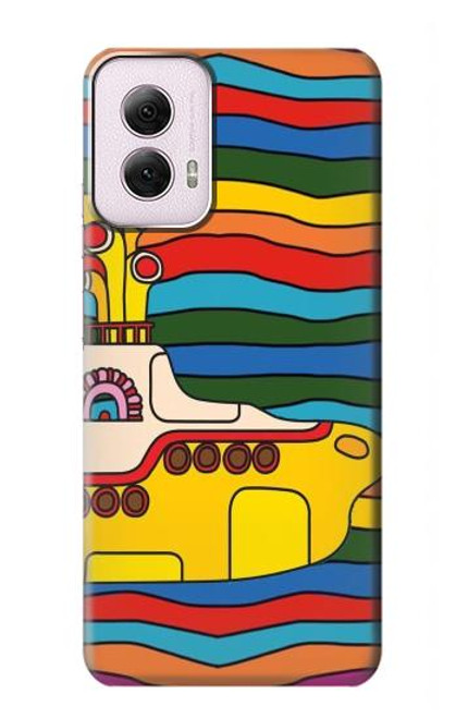 S3599 Hippie Submarine Case For Motorola Moto G Power 5G (2024)