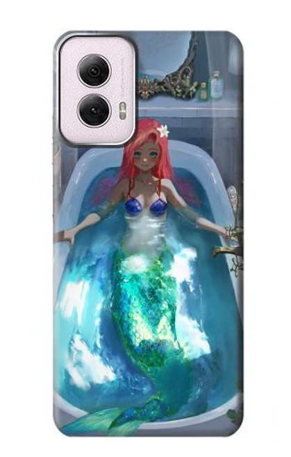 S3912 Cute Little Mermaid Aqua Spa Case For Motorola Moto G Power 5G (2024)