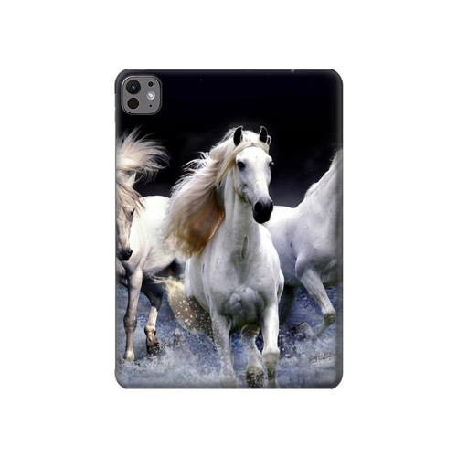 S0246 White Horse Hard Case For iPad Pro 11 (2024,2025)