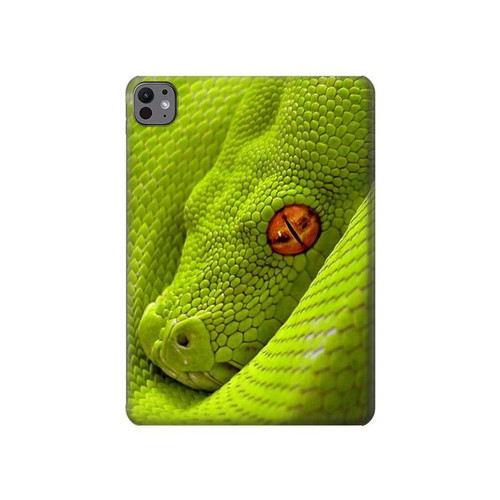 S0785 Green Snake Hard Case For iPad Pro 11 (2024,2025)