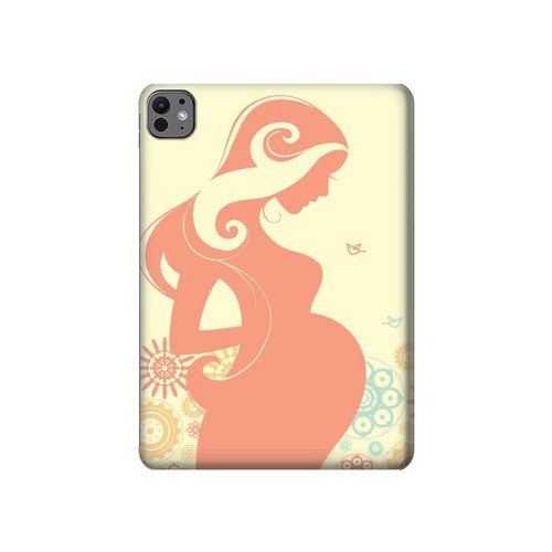 S0815 Pregnant Art Hard Case For iPad Pro 11 (2024,2025)