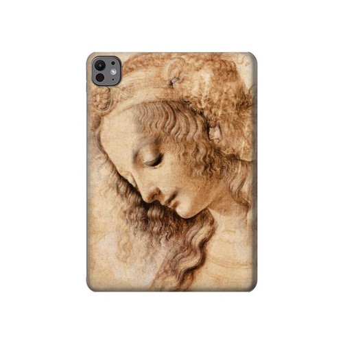 S1045 Leonardo da Vinci Woman's Head Hard Case For iPad Pro 11 (2024,2025)