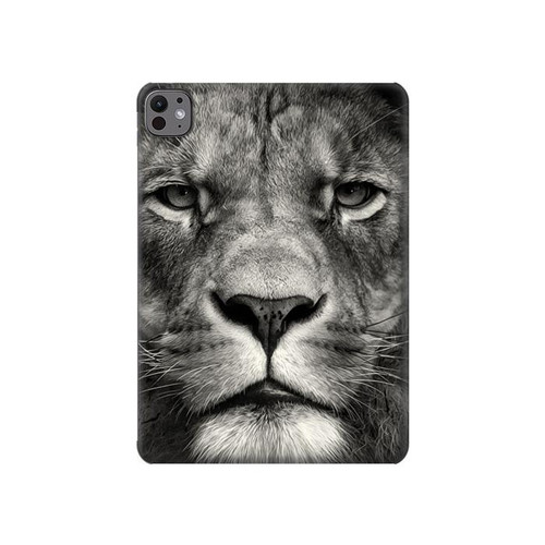 S1352 Lion Face Hard Case For iPad Pro 11 (2024,2025)