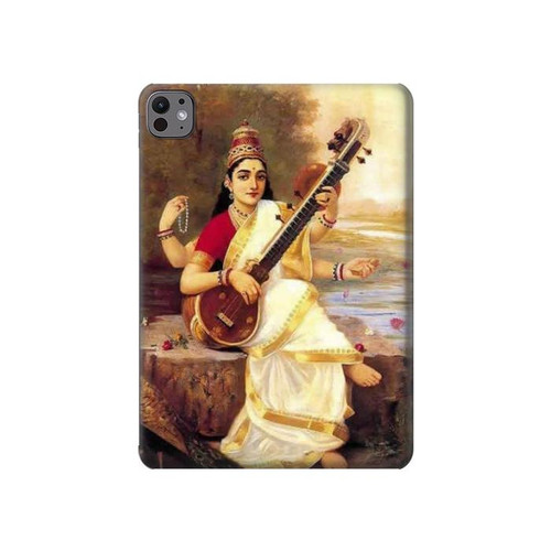 S1420 Saraswati Hindu Goddess Hard Case For iPad Pro 11 (2024,2025)