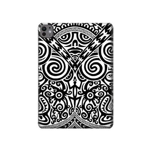 S1655 Maori Tattoo Hard Case For iPad Pro 11 (2024,2025)
