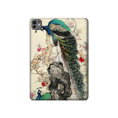 S2086 Peacock Painting Hard Case For iPad Pro 11 (2024,2025)