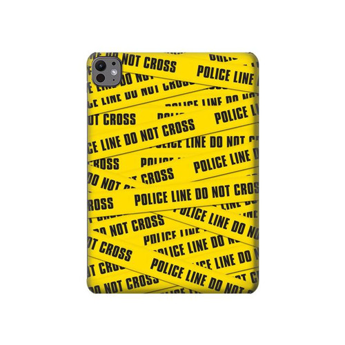 S2088 Police Line Do Not Cross Hard Case For iPad Pro 11 (2024,2025)
