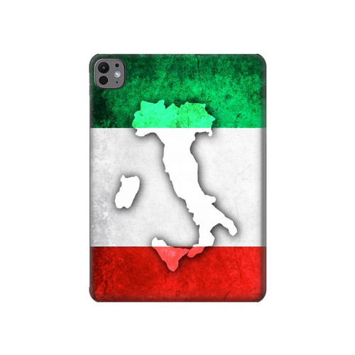 S2338 Italy Flag Hard Case For iPad Pro 11 (2024,2025)