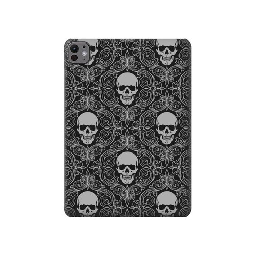 S2371 Skull Vintage Monochrome Pattern Hard Case For iPad Pro 11 (2024,2025)