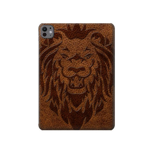 S2529 Leo Zodiac Tattoo Brown Graphic Print Hard Case For iPad Pro 11 (2024,2025)