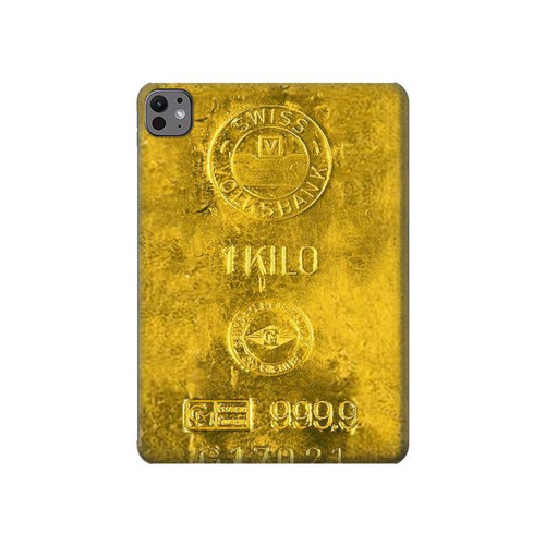 S2618 One Kilo Gold Bar Hard Case For iPad Pro 11 (2024,2025)