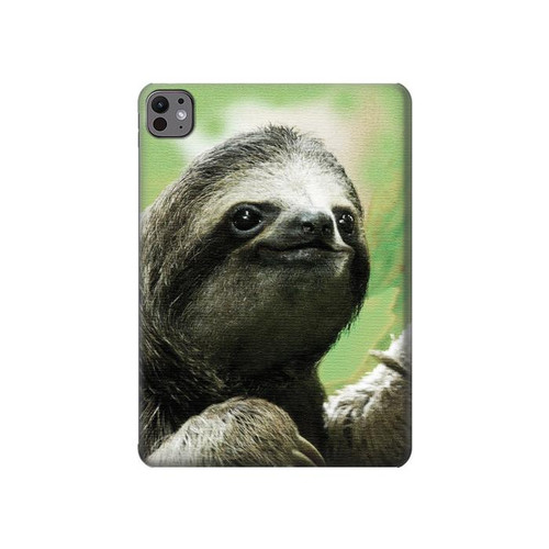 S2708 Smiling Sloth Hard Case For iPad Pro 11 (2024,2025)