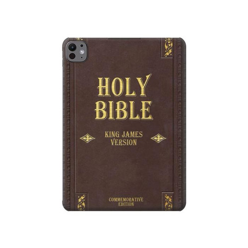 S2889 Holy Bible Cover King James Version Hard Case For iPad Pro 11 (2024,2025)
