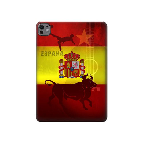 S2984 Spain Football Soccer Hard Case For iPad Pro 11 (2024,2025)