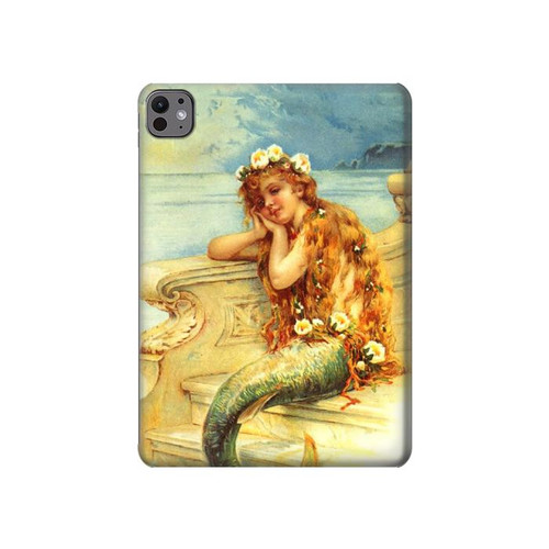 S3184 Little Mermaid Painting Hard Case For iPad Pro 11 (2024,2025)