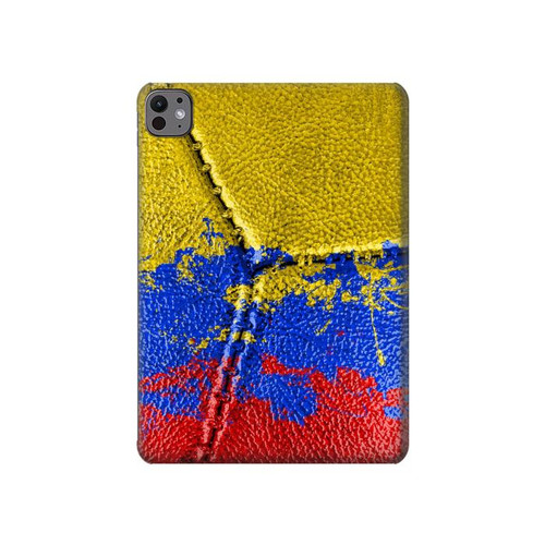 S3306 Colombia Flag Vintage Football Graphic Hard Case For iPad Pro 11 (2024,2025)