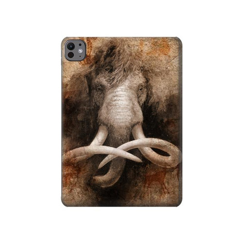 S3427 Mammoth Ancient Cave Art Hard Case For iPad Pro 11 (2024,2025)