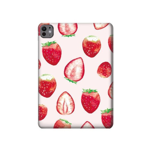 S3481 Strawberry Hard Case For iPad Pro 11 (2024,2025)