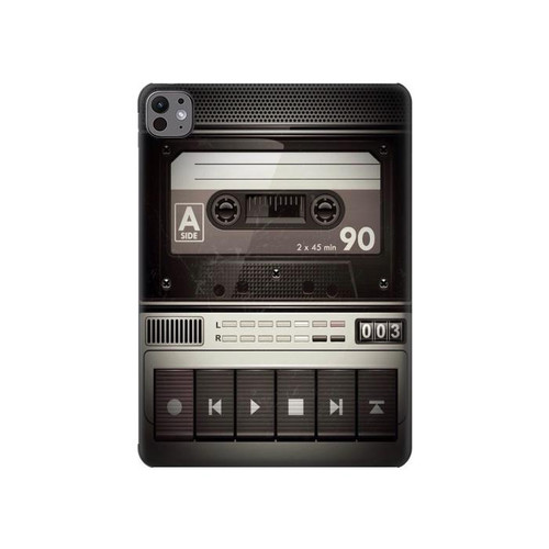 S3501 Vintage Cassette Player Hard Case For iPad Pro 11 (2024,2025)