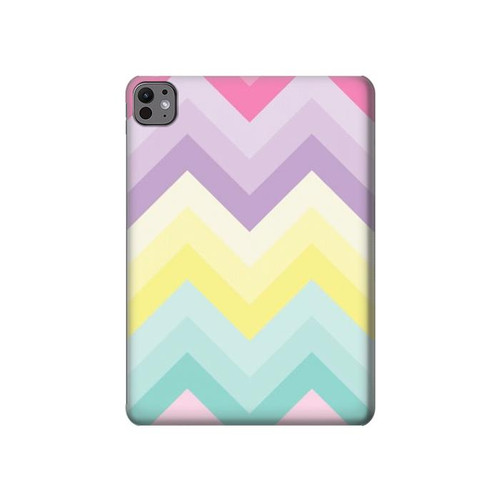 S3514 Rainbow Zigzag Hard Case For iPad Pro 11 (2024,2025)