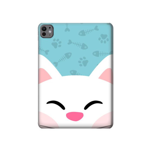 S3542 Cute Cat Cartoon Hard Case For iPad Pro 11 (2024,2025)