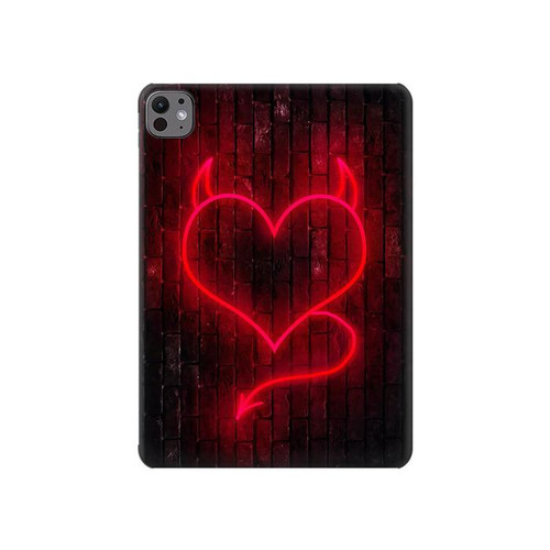 S3682 Devil Heart Hard Case For iPad Pro 11 (2024,2025)