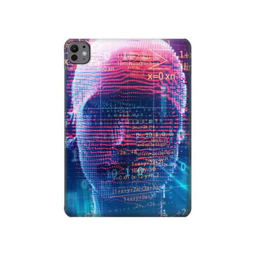 S3800 Digital Human Face Hard Case For iPad Pro 11 (2024)