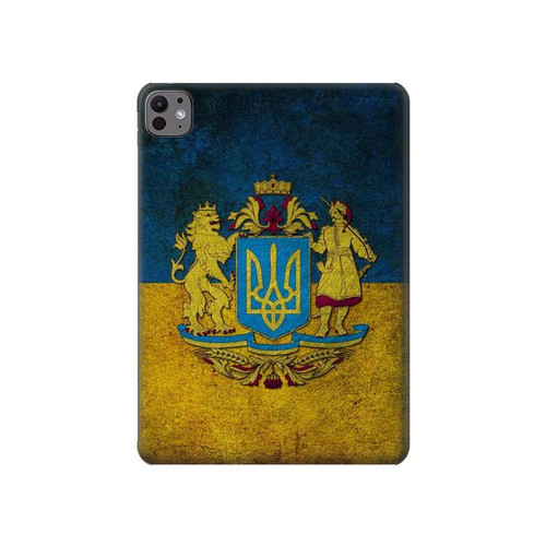 S3858 Ukraine Vintage Flag Hard Case For iPad Pro 11 (2024)