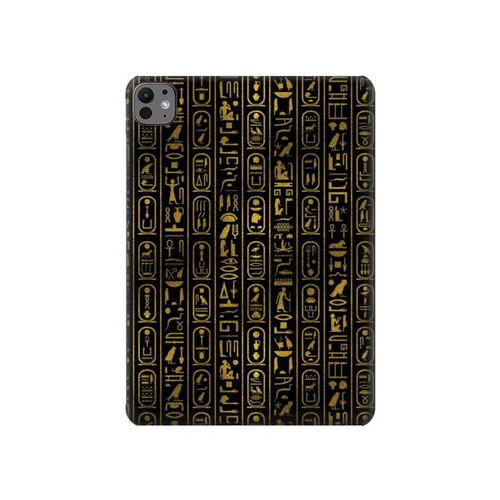 S3869 Ancient Egyptian Hieroglyphic Hard Case For iPad Pro 11 (2024,2025)