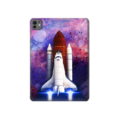 S3913 Colorful Nebula Space Shuttle Hard Case For iPad Pro 11 (2024,2025)