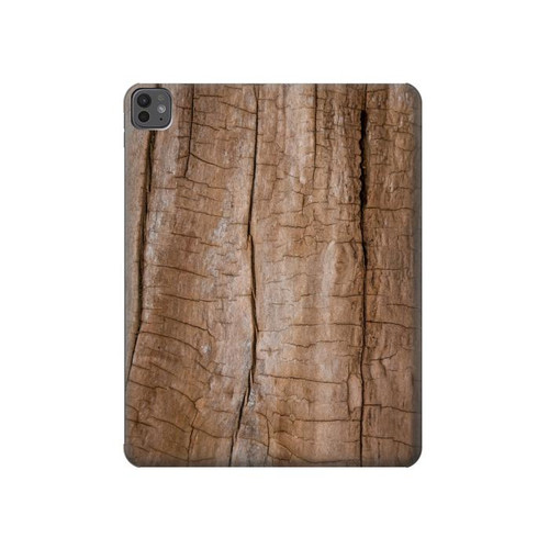 S0599 Wood Graphic Printed Hard Case For iPad Pro 13 (2024,2025), Air 13 2026