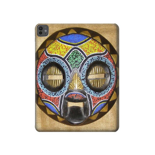 S0965 African Baluba Mask Hard Case For iPad Pro 13 (2024,2025), Air 13 2026