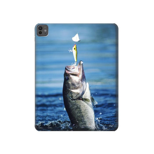 S1594 Bass Fishing Hard Case For iPad Pro 13 (2024,2025)