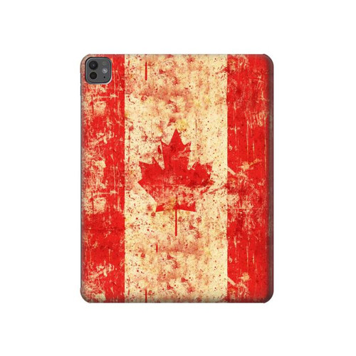 S1603 Canada Flag Old Vintage Hard Case For iPad Pro 13 (2024,2025)