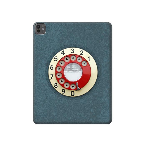 S1968 Rotary Dial Telephone Hard Case For iPad Pro 13 (2024,2025)