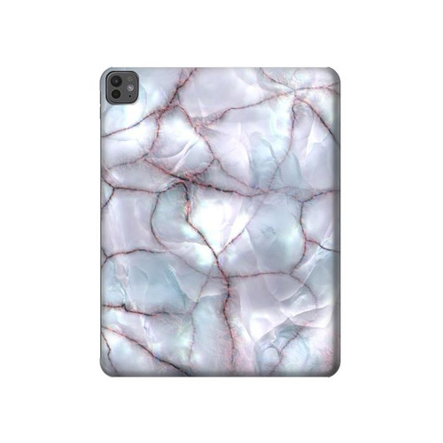 S2316 Dark Blue Marble Texture Graphic Print Hard Case For iPad Pro 13 (2024,2025), Air 13 2026