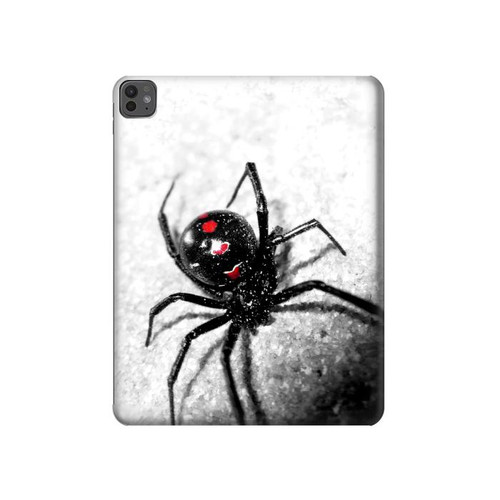 S2386 Black Widow Spider Hard Case For iPad Pro 13 (2024,2025), Air 13 2026