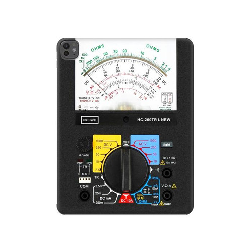 S2660 Analog Multimeter Graphic Printed Hard Case For iPad Pro 13 (2024,2025), Air 13 2026