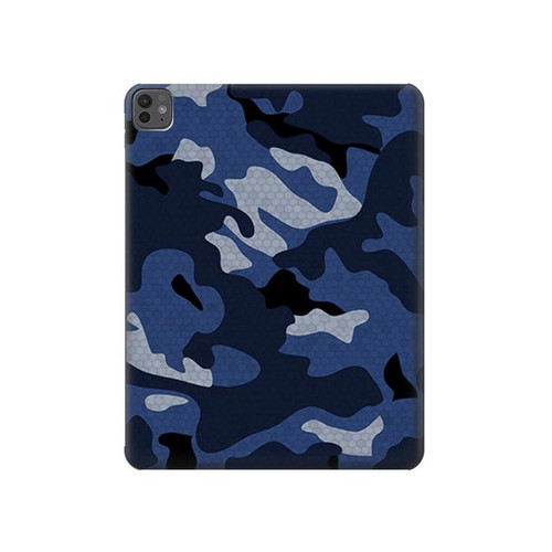 S2959 Navy Blue Camo Camouflage Hard Case For iPad Pro 13 (2024,2025)