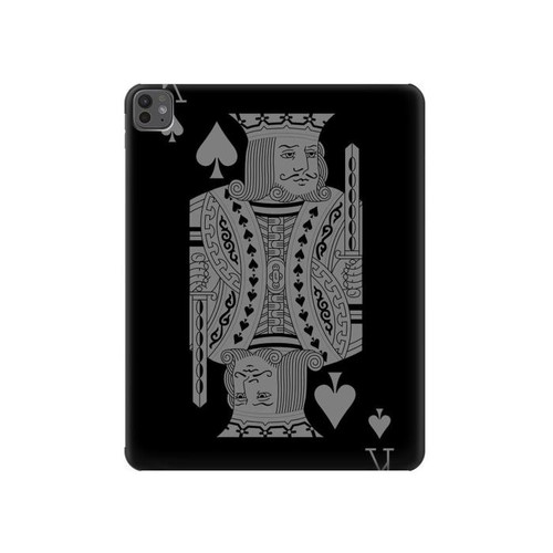 S3520 Black King Spade Hard Case For iPad Pro 13 (2024,2025), Air 13 2026