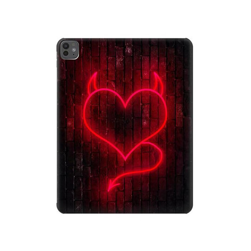 S3682 Devil Heart Hard Case For iPad Pro 13 (2024,2025), Air 13 2026
