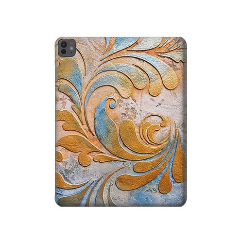 S3875 Canvas Vintage Rugs Hard Case For iPad Pro 13 (2024,2025), Air 13 2026