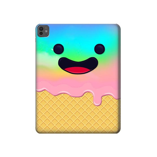 S3939 Ice Cream Cute Smile Hard Case For iPad Pro 13 (2024,2025), Air 13 2026