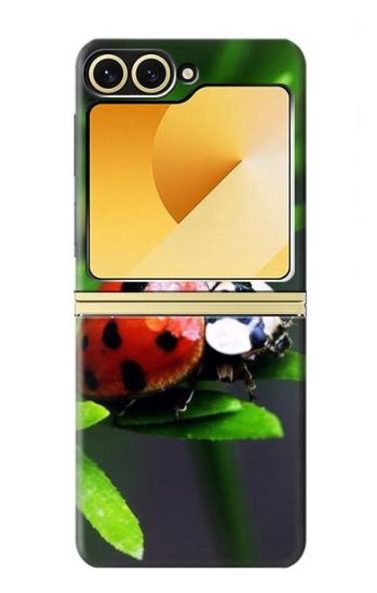 S0263 Ladybug Case For Samsung Galaxy Z Flip 6, Flip 7 FE