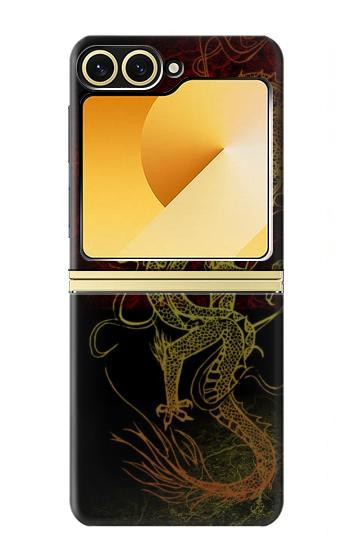 S0354 Chinese Dragon Case For Samsung Galaxy Z Flip 6, Flip 7 FE