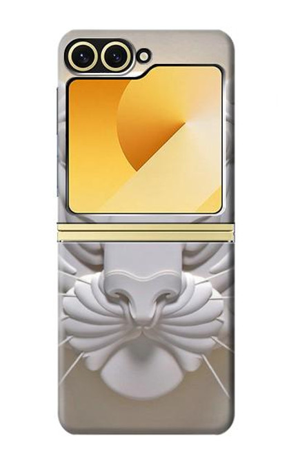 S0574 Tiger Carving Case For Samsung Galaxy Z Flip 6, Flip 7 FE