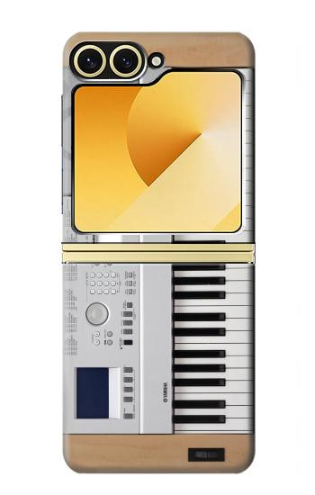 S0891 Keyboard Digital Piano Case For Samsung Galaxy Z Flip 6, Flip 7 FE